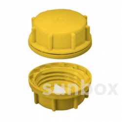 Tappo con Valvola di Degasaggio D61 Giallo