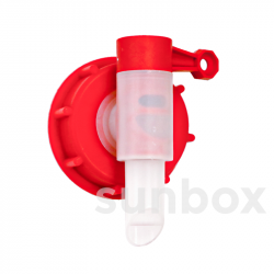 Tappo con Rubinetto Rosso D61 Portata di 1,5 Litri