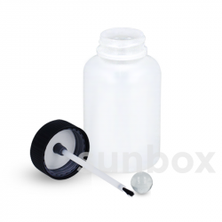 Bottiglia 120ml Naturale con Tappo Pennello