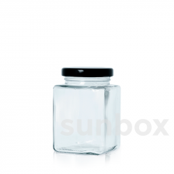 Contenitore CUBIC in Vetro Trasparente 150ml