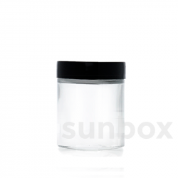 Barattolo in vetro trasparente da 100ml