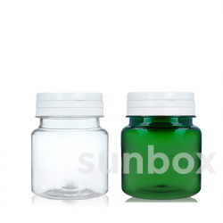 Pilloliere PET da 60ml con Coperchio Cerniera