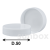 Coperchio Chicago Bianco lucido D50