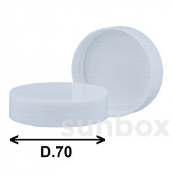 Coperchio Chicago Bianco lucido D70