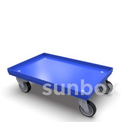 Carrelli da trasporto (60x40cm) Blu