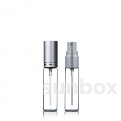 Sample Spray Glass 10 ml. argento