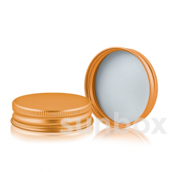 Coperchio d'oro Contenitore in Vetro 250ml